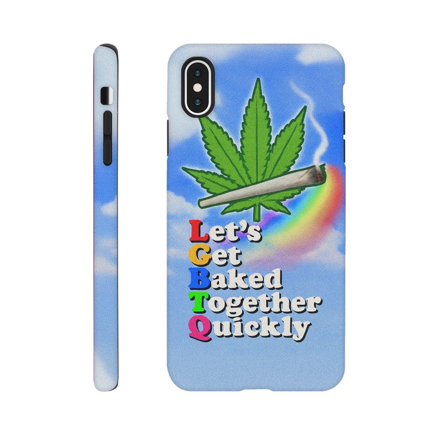 iPhone Case iPhone XS Max LGBTQ Baked Tough iPhone Case ~ GAYSBIE PREMIUM MATERIALS