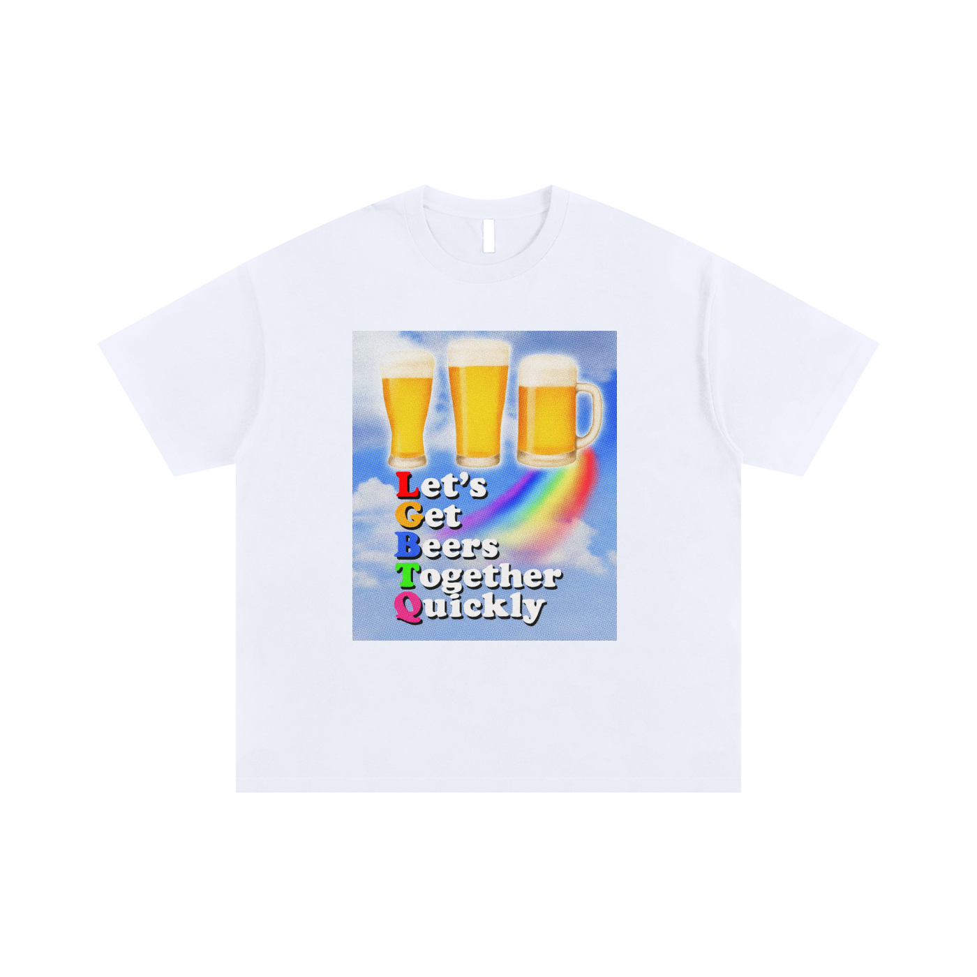 Oversize Tee ICE / S LGBTQ Beers Oversize Signature Tee ~ GAYSBIE PREMIUM MATERIALS