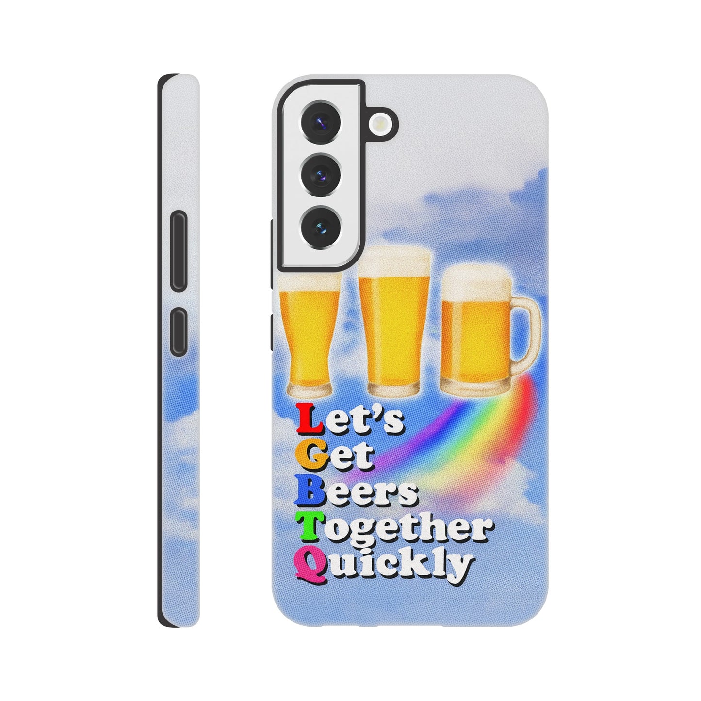 Android Case Galaxy S22 LGBTQ Beers Tough Android Case ~ GAYSBIE PREMIUM MATERIALS