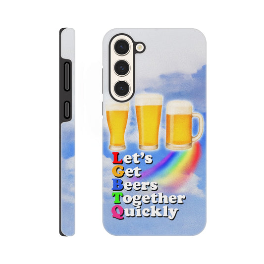 Android Case Galaxy S23 Plus LGBTQ Beers Tough Android Case ~ GAYSBIE PREMIUM MATERIALS