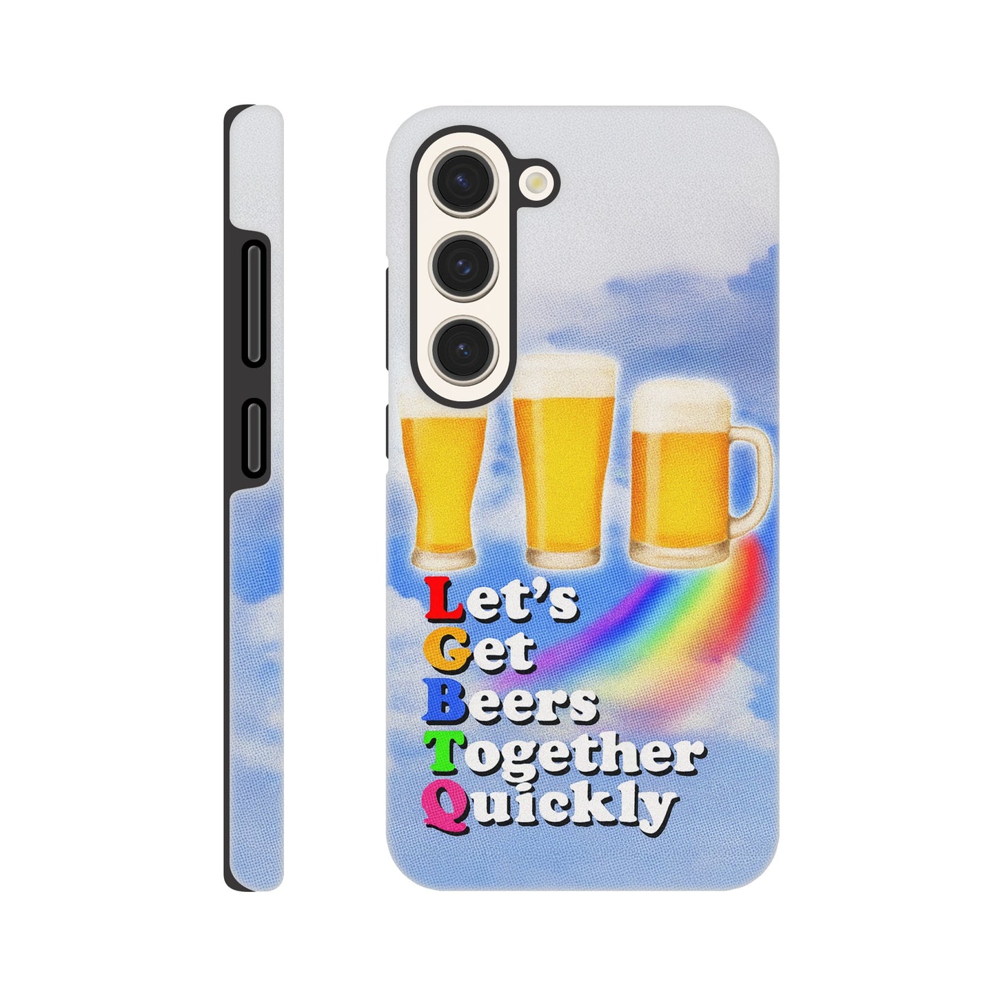 Android Case Galaxy S23 LGBTQ Beers Tough Android Case ~ GAYSBIE PREMIUM MATERIALS