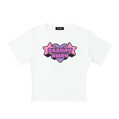 White / S Lightweight Cocoon Shape Short Sleeve Top ODMPOD