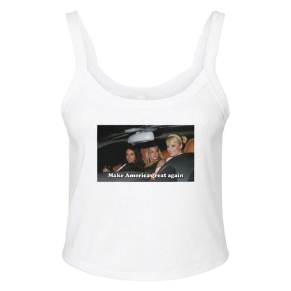 Ribbed Tank ICE / XS Make America Great Baby Ribbed Tank ~ GAYSBIE PREMIUM MATERIALS
