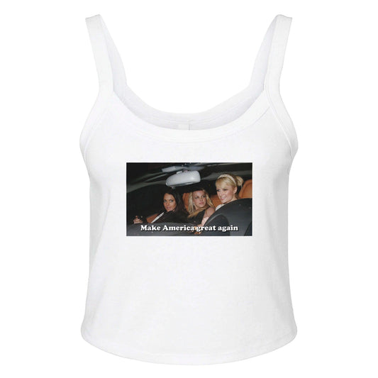 Ribbed Tank ICE / XS Make America Great Baby Ribbed Tank ~ GAYSBIE PREMIUM MATERIALS