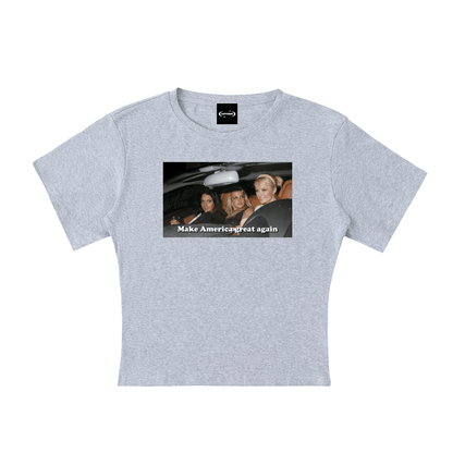 Baby Tee STONE / S Make America Great Baby Tee ~ GAYSBIE PREMIUM MATERIALS