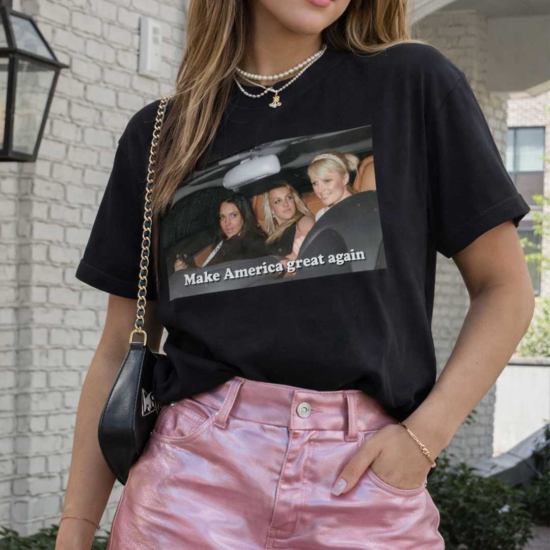 Oversize Tee Make America Great Oversize Signature Tee ~ GAYSBIE PREMIUM MATERIALS