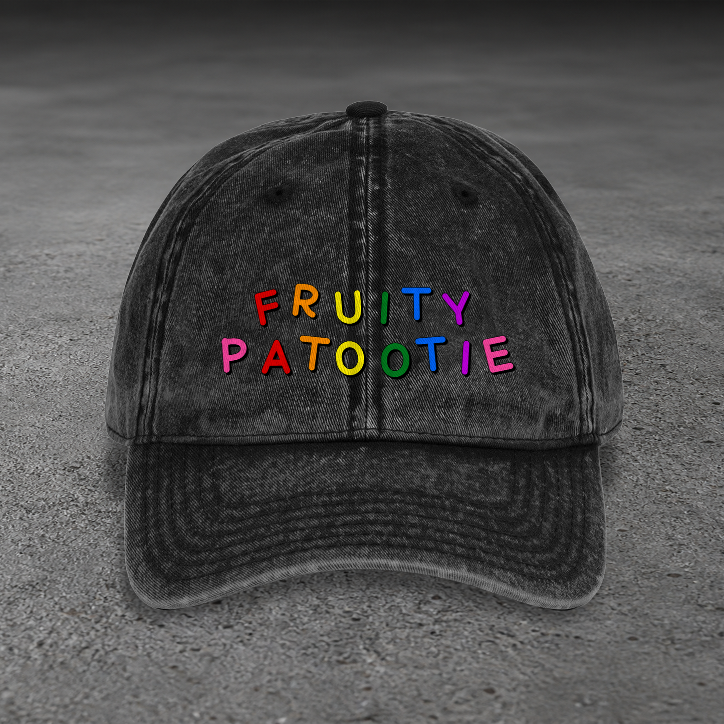 FRUITY PATOOTIE Wash Cap ~ GAYSBIE