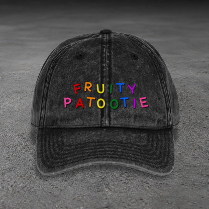 FRUITY PATOOTIE Wash Cap ~ GAYSBIE