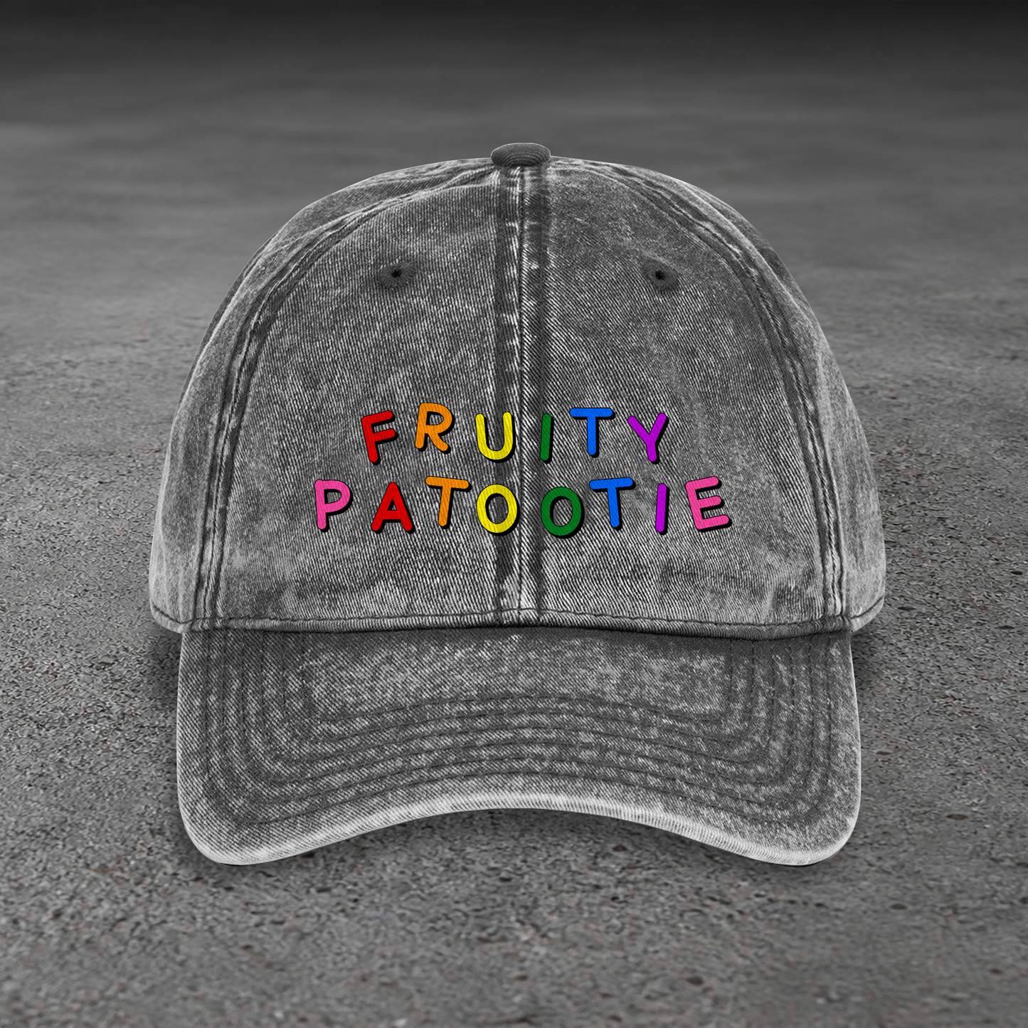 FRUITY PATOOTIE Wash Cap ~ GAYSBIE