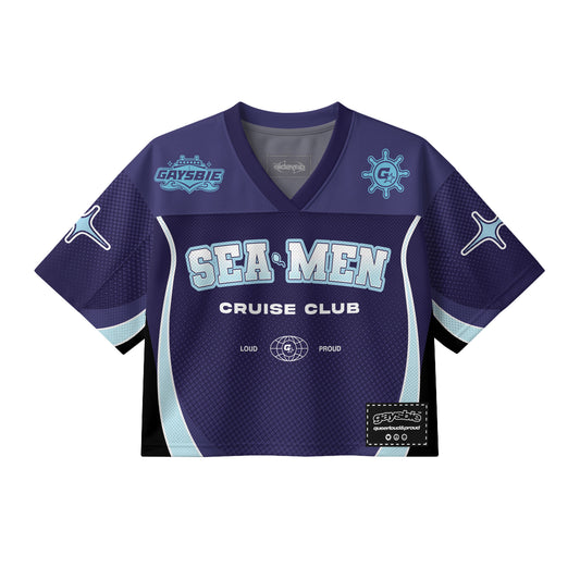 SEA-MEN Navy Personalized Cruise Party Jersey - GAYSBIE