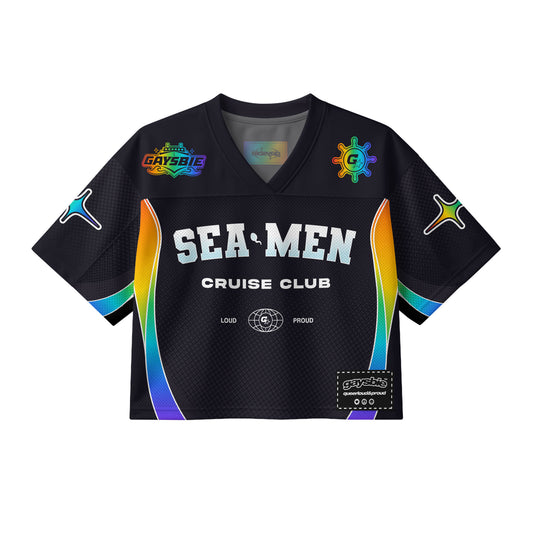 SEA-MEN RAINBOW Personalized Cruise Party Jersey - GAYSBIE