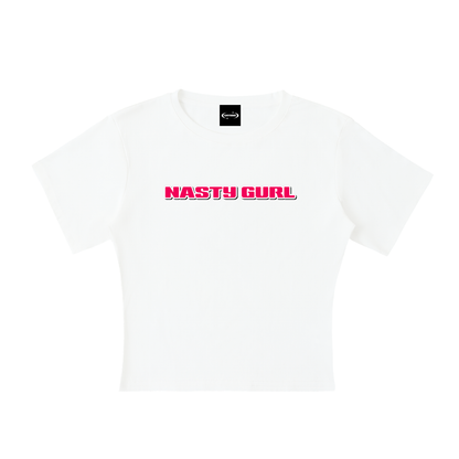 Baby Tee ICE / S NASTY GURL Baby Tee ~ GAYSBIE PREMIUM MATERIALS