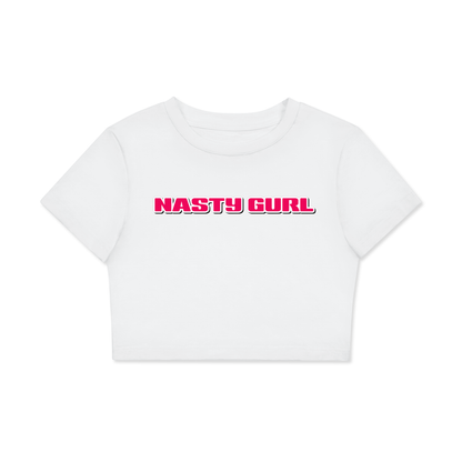 Crop Tee ICE / XS NASTY GURL Crop Tee ~ GAYSBIE PREMIUM MATERIALS