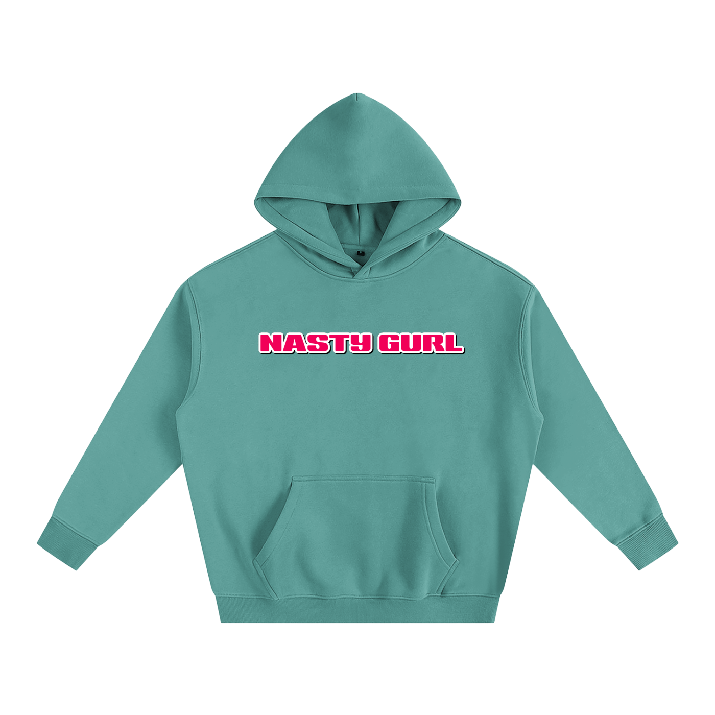 Premium Hood MINTY / S NASTY GURL Heavy Fleece Hoodie ~ GAYSBIE PREMIUM MATERIALS