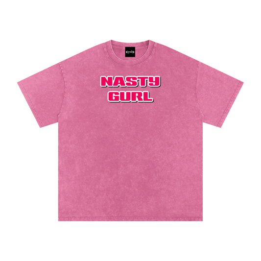 Oversize Tee BUBBLEGUM / S NASTY GURL Premium Oversized Tee ~ GAYSBIE PREMIUM MATERIALS