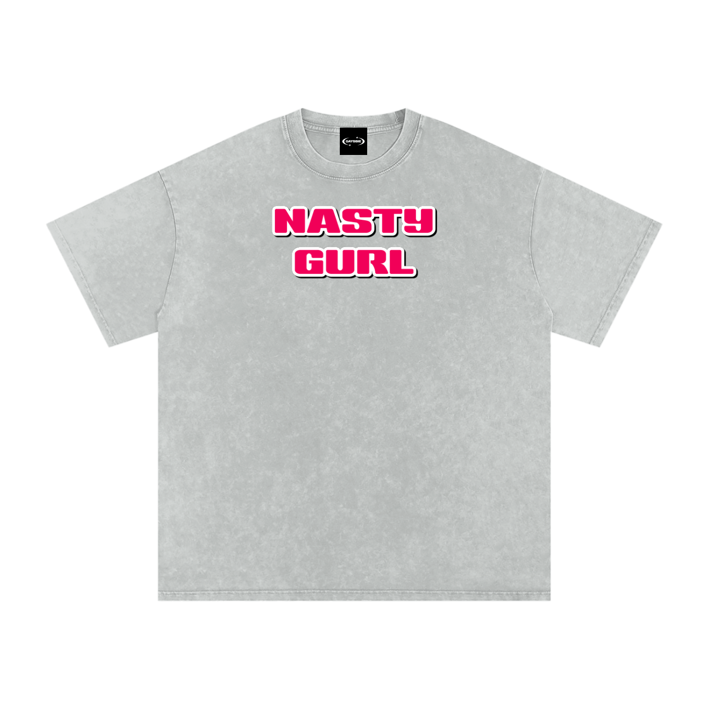 Oversize Tee SMOKE / S NASTY GURL Premium Oversized Tee ~ GAYSBIE PREMIUM MATERIALS
