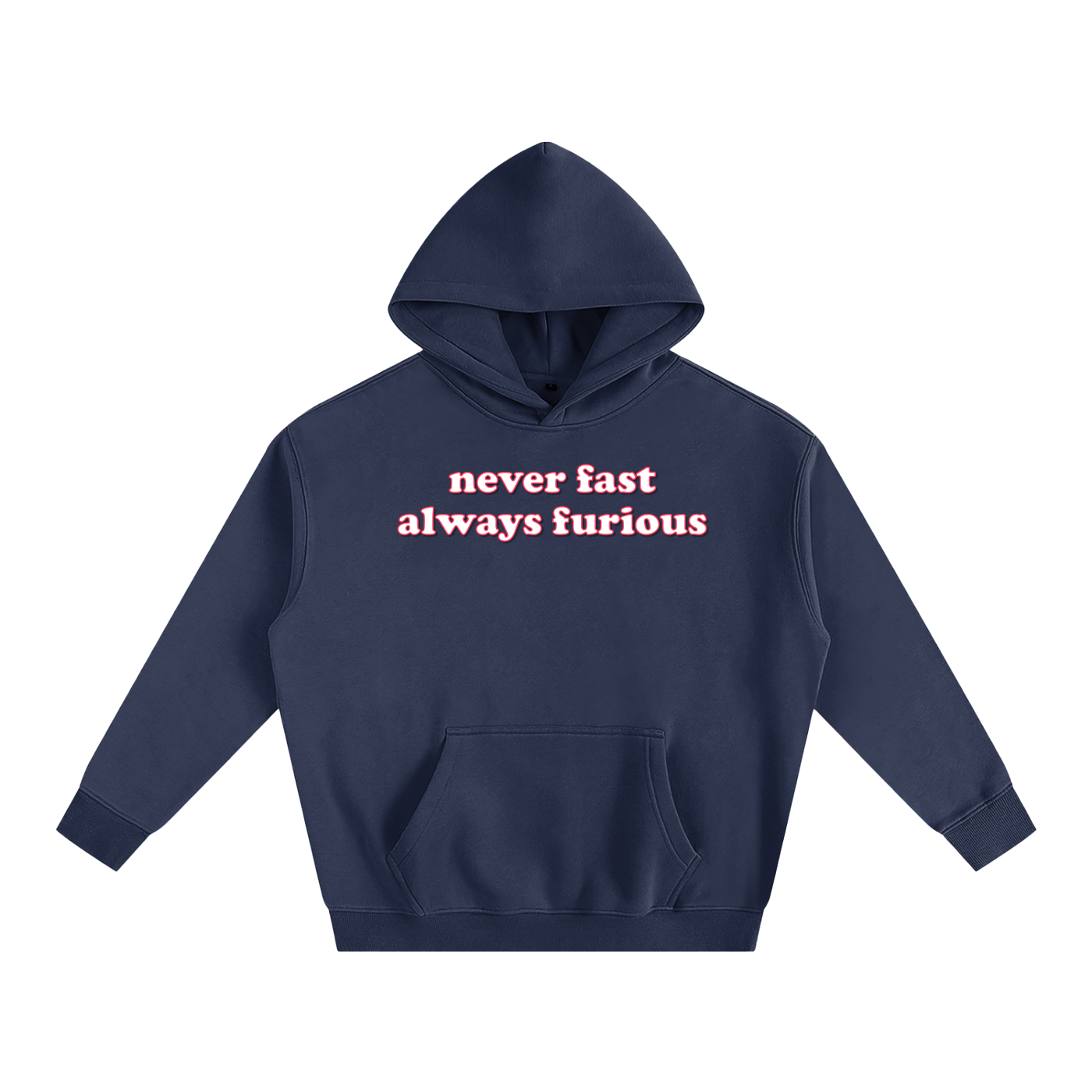 Premium Hood ECLIPSE / S never fast always furious Heavy Fleece Hoodie ~ GAYSBIE PREMIUM MATERIALS