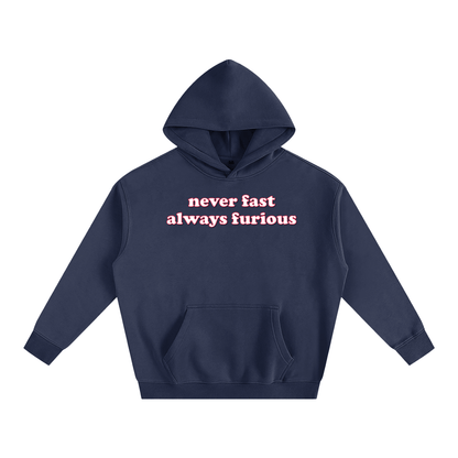 Premium Hood ECLIPSE / S never fast always furious Heavy Fleece Hoodie ~ GAYSBIE PREMIUM MATERIALS