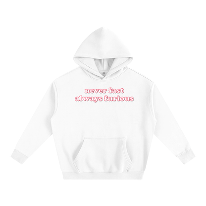 Premium Hood ICE / S never fast always furious Heavy Fleece Hoodie ~ GAYSBIE PREMIUM MATERIALS