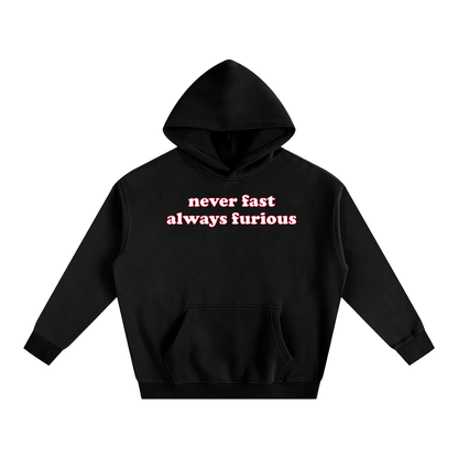 Premium Hood MIDNGIHT / S never fast always furious Heavy Fleece Hoodie ~ GAYSBIE PREMIUM MATERIALS