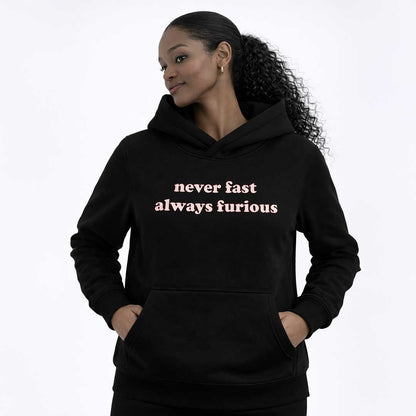 Premium Hood never fast always furious Heavy Fleece Hoodie ~ GAYSBIE PREMIUM MATERIALS