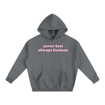 Premium Hood STORM / S never fast always furious Heavy Fleece Hoodie ~ GAYSBIE PREMIUM MATERIALS