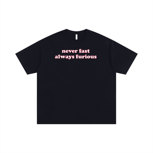 Oversize Tee MIDNIGHT / S never fast always furious Oversize Signature Tee ~ GAYSBIE PREMIUM MATERIALS