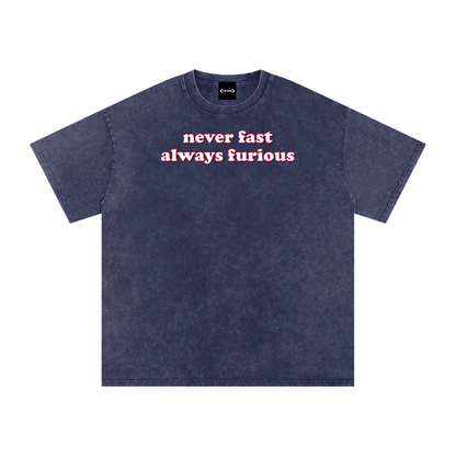 Oversize Tee ECLIPSE / S never fast always furious Premium Oversized Tee ~ GAYSBIE PREMIUM MATERIALS