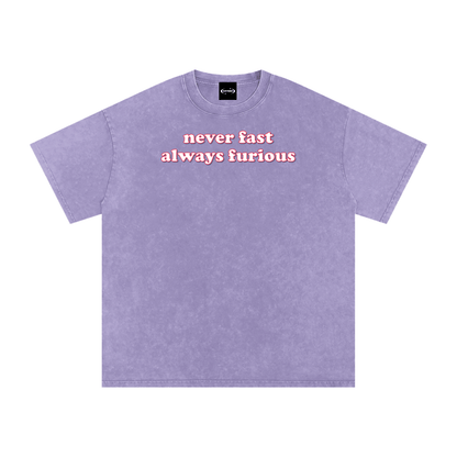 Oversize Tee LILAC / S never fast always furious Premium Oversized Tee ~ GAYSBIE PREMIUM MATERIALS
