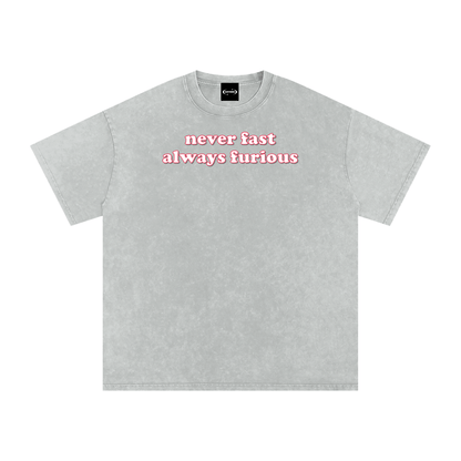 Oversize Tee SMOKE / S never fast always furious Premium Oversized Tee ~ GAYSBIE PREMIUM MATERIALS