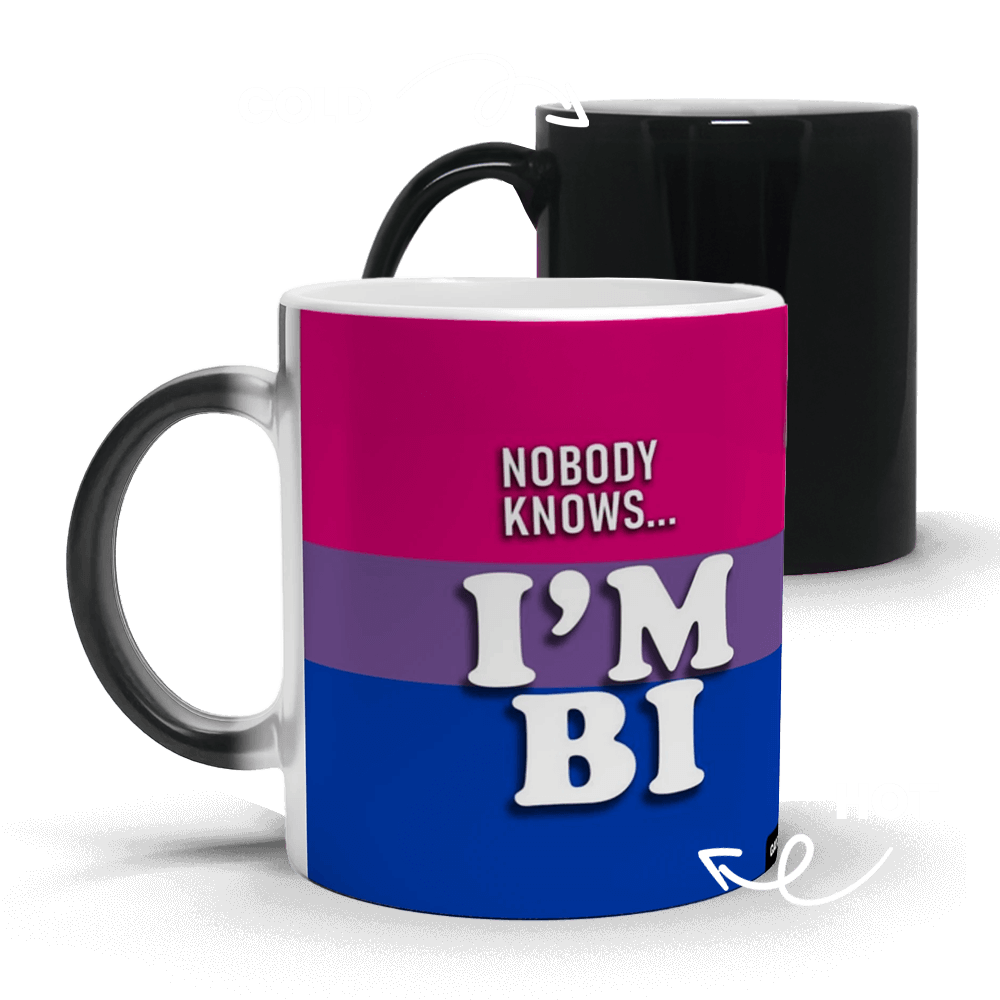Drinkware 'Nobody Knows... I'M BI' Mug PREMIUM MATERIALS