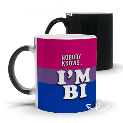 Drinkware 'Nobody Knows... I'M BI' Mug PREMIUM MATERIALS
