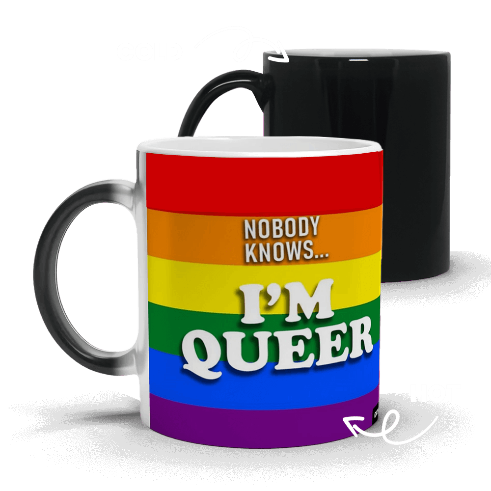 Drinkware 'Nobody Knows... I'M QUEER' Mug PREMIUM MATERIALS