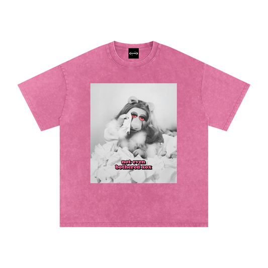 Oversize Tee BIBBLEGUM / S not even bothered Piggy Premium Oversized Tee ~ GAYSBIE PREMIUM MATERIALS
