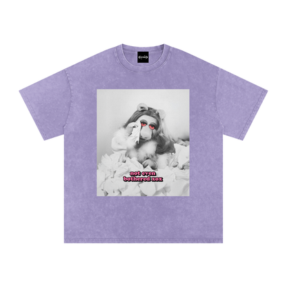 Oversize Tee LILAC / S not even bothered Piggy Premium Oversized Tee ~ GAYSBIE PREMIUM MATERIALS