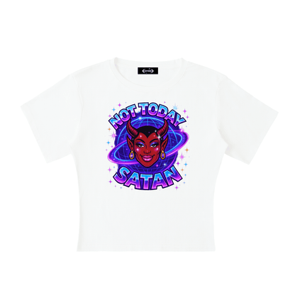 Baby Tank ICE / S NOT TODAY SATAN Baby Tee ~ GAYSBIE PREMIUM MATERIALS