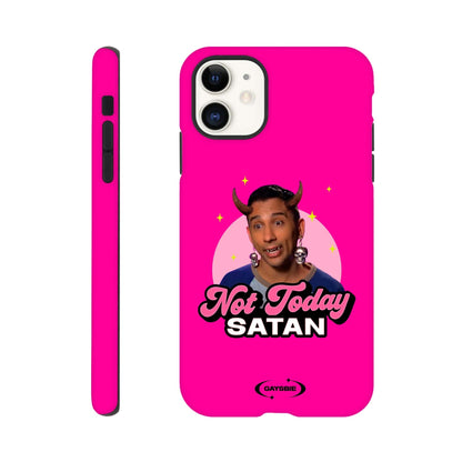 Print Material iPhone 11 / CANDY Not Today Satan iPhone Case ~ GAYSBIE GAYSBIE SHOP