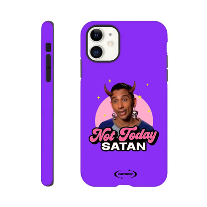 Print Material iPhone 11 / GRAPE Not Today Satan iPhone Case ~ GAYSBIE GAYSBIE SHOP