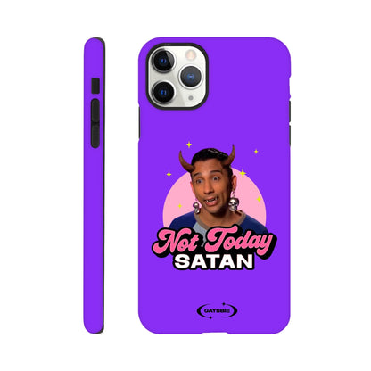 Print Material iPhone 11 Pro Max / GRAPE Not Today Satan iPhone Case ~ GAYSBIE GAYSBIE SHOP