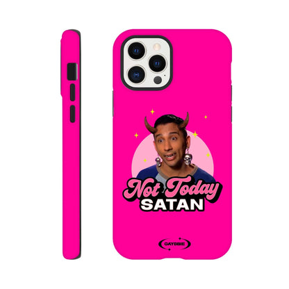 Print Material iPhone 12 Pro / CANDY Not Today Satan iPhone Case ~ GAYSBIE GAYSBIE SHOP
