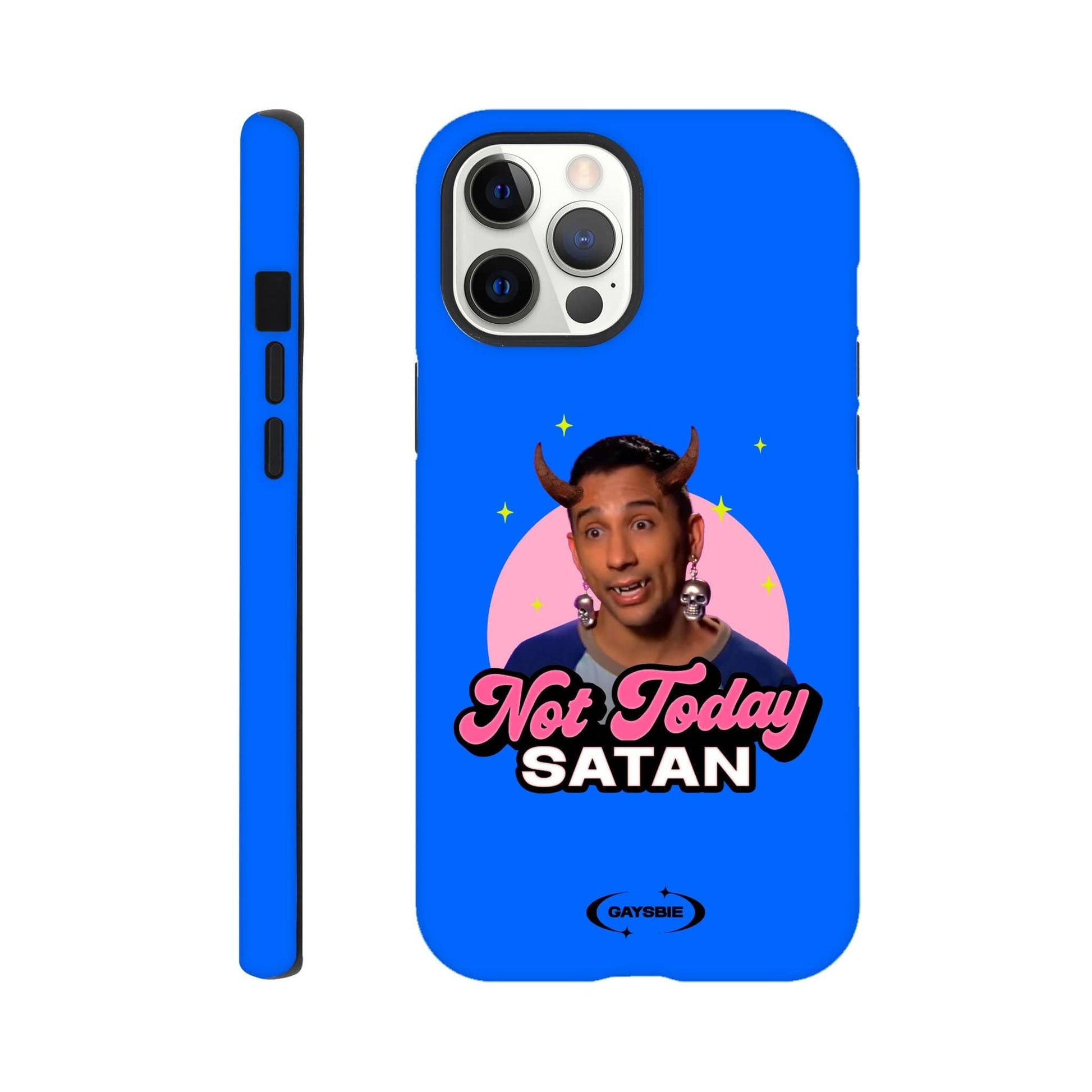 Print Material iPhone 12 Pro Max / OCEAN Not Today Satan iPhone Case ~ GAYSBIE GAYSBIE SHOP