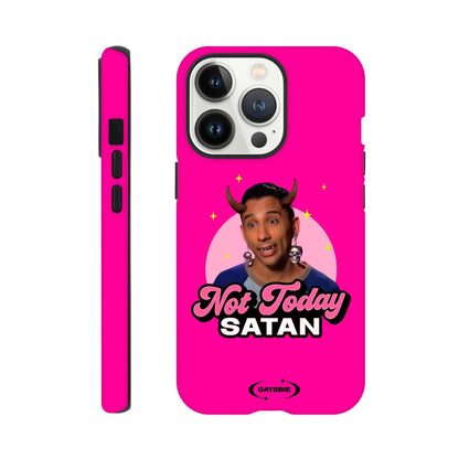 Print Material iPhone 13 Pro / CANDY Not Today Satan iPhone Case ~ GAYSBIE GAYSBIE SHOP