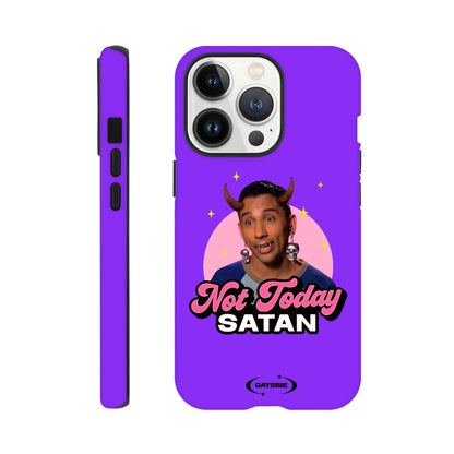 Print Material iPhone 13 Pro / GRAPE Not Today Satan iPhone Case ~ GAYSBIE GAYSBIE SHOP