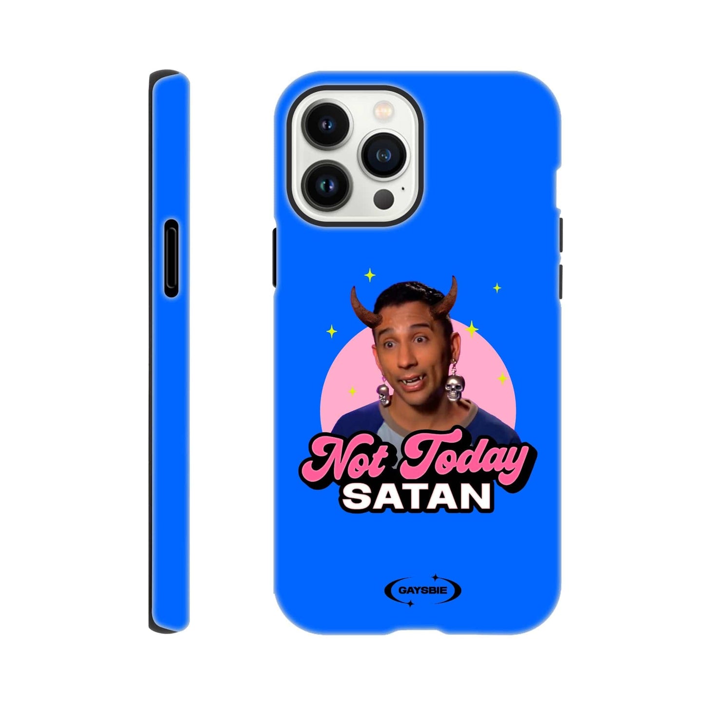Print Material iPhone 13 Pro Max / OCEAN Not Today Satan iPhone Case ~ GAYSBIE GAYSBIE SHOP