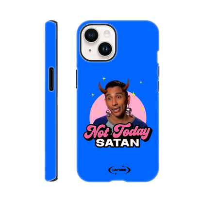 Print Material iPhone 14 / OCEAN Not Today Satan iPhone Case ~ GAYSBIE GAYSBIE SHOP