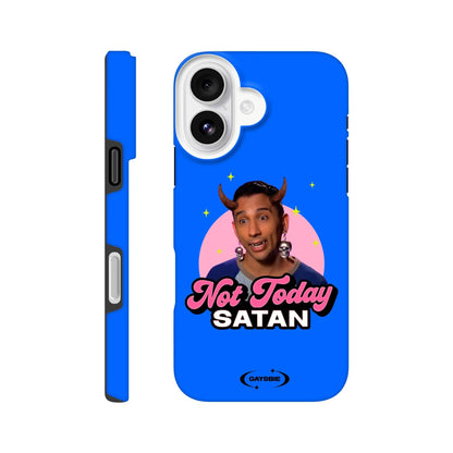 Print Material iPhone 16 / OCEAN Not Today Satan iPhone Case ~ GAYSBIE GAYSBIE SHOP