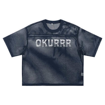 Mesh Tee ECLIPSE / S OKURR Boxy Mesh Tee ~ GAYBSIE PREMIUM MATERIALS