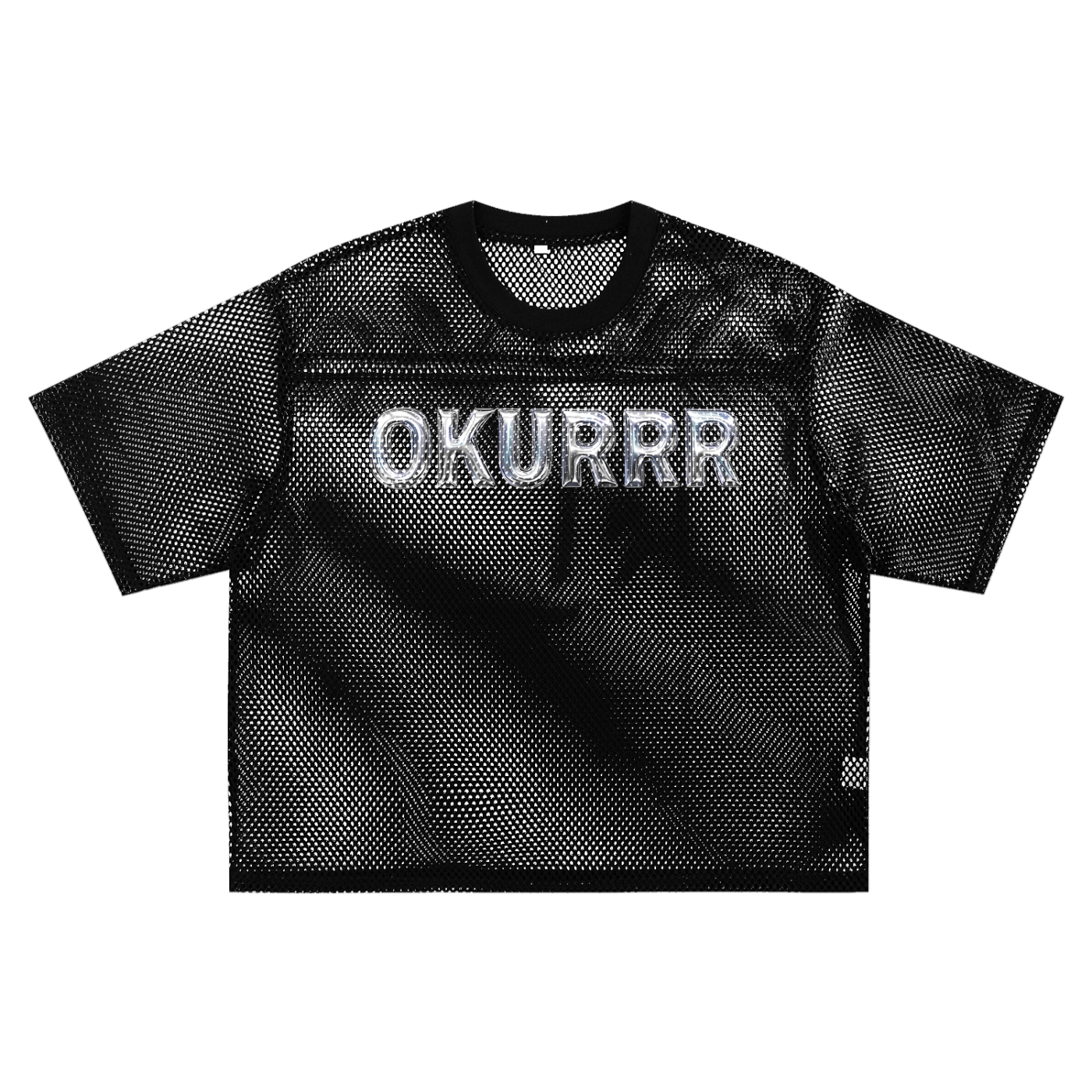 Mesh Tee MIDNIGHT / S OKURR Boxy Mesh Tee ~ GAYBSIE PREMIUM MATERIALS