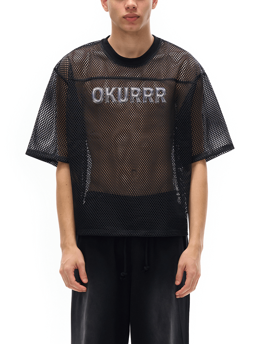Mesh Tee OKURR Boxy Mesh Tee ~ GAYBSIE PREMIUM MATERIALS