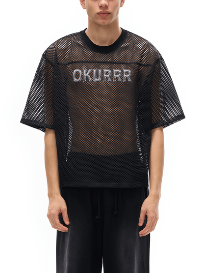 Mesh Tee OKURR Boxy Mesh Tee ~ GAYBSIE PREMIUM MATERIALS